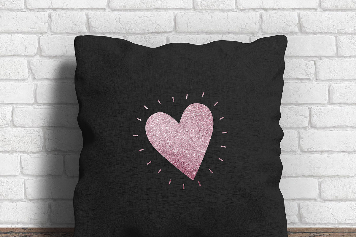 Pink Glitter Heart Clip Art, a Graphic by ConfettiBears (Photo 5 of 5)