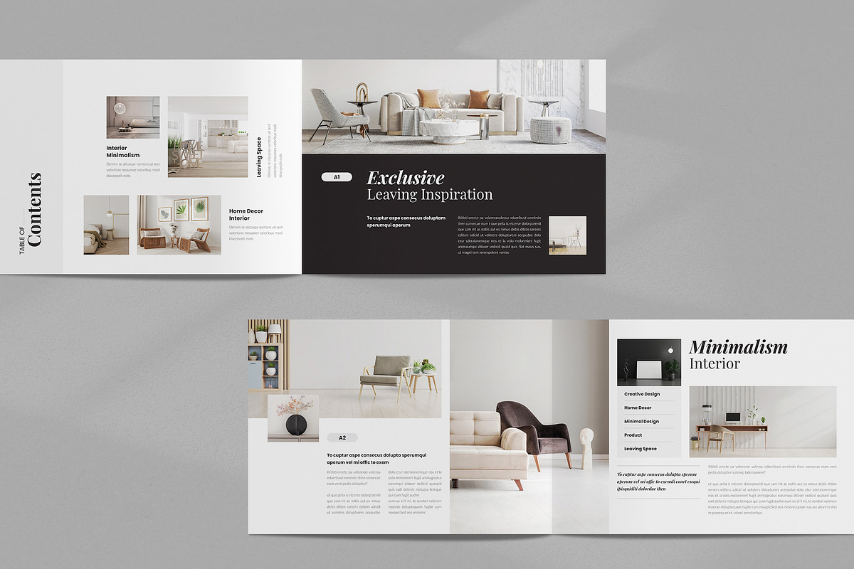 Interior Design Magazine Landscape, a Magazine Template by NorthPeak (Photo 3 of 10)