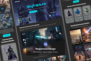 Aetherion - Indie Game Landing Page, a Landing Page Template by productype1 (Thumbnail 3 of 5)