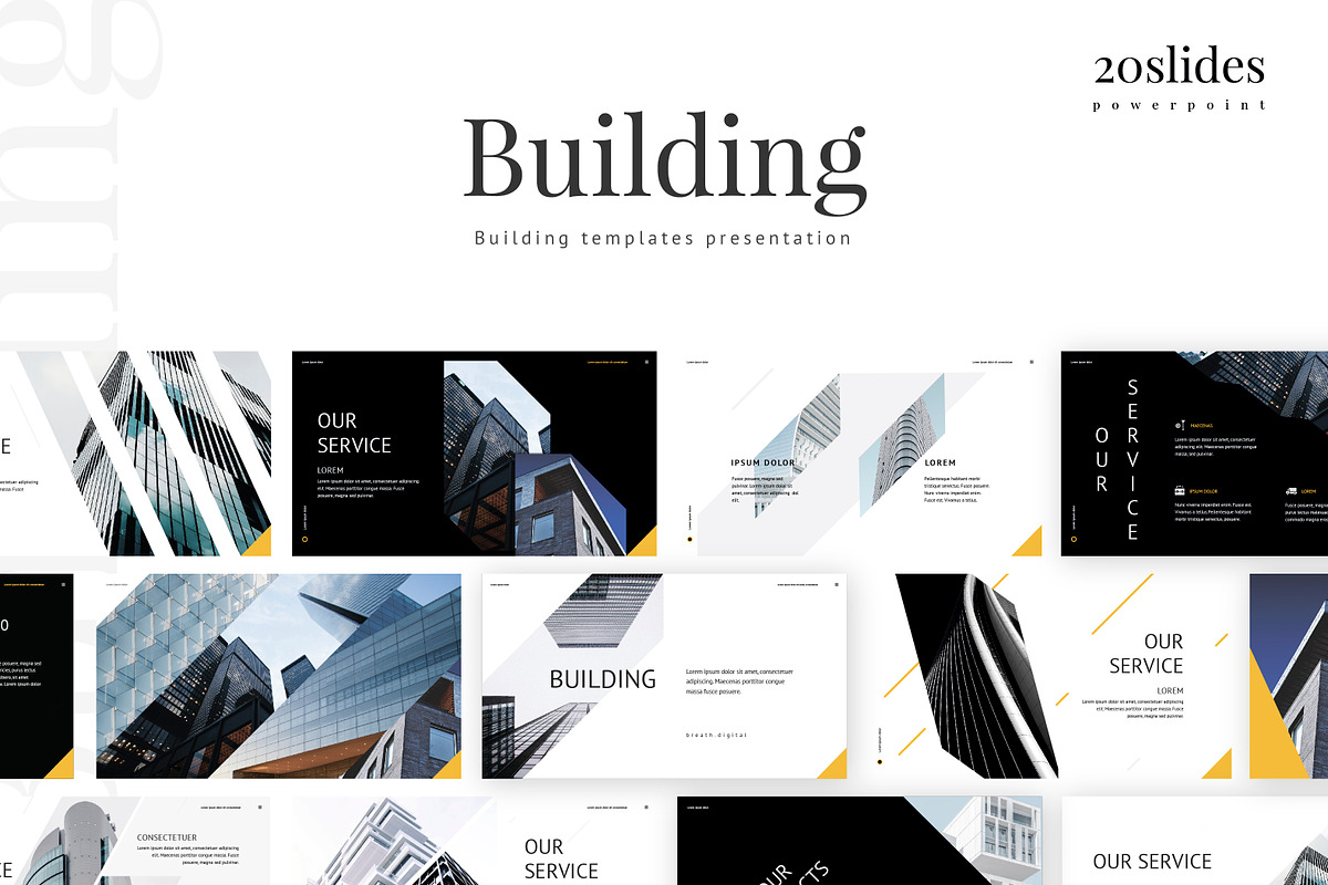 Building - template presentation PPT, a Presentation Template by ...