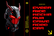 Gearpunk Futuristic Cyberpunk Mecha, a Font by PutraCetol Studio (Thumbnail 4 of 5)