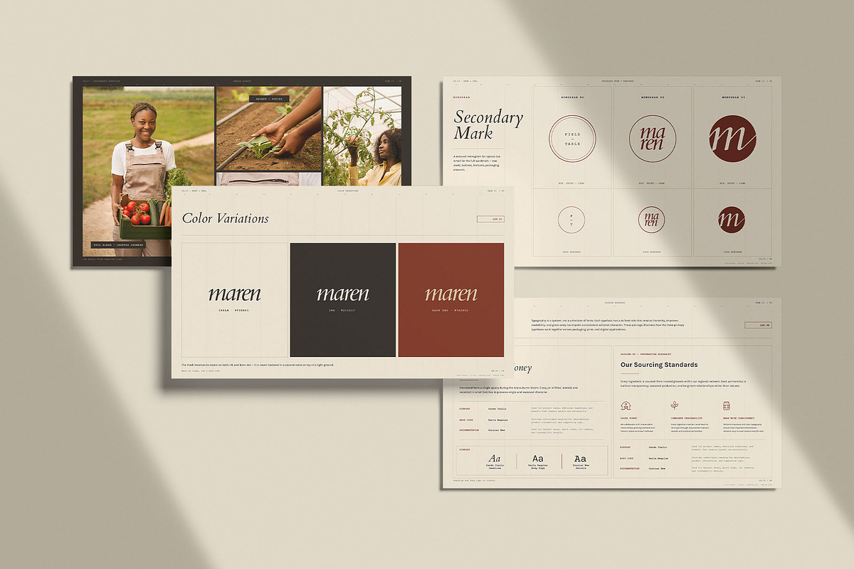 MAREN/ Brand Guidelines Template, a Presentation Template by Leleka.Store (Photo 12 of 23)