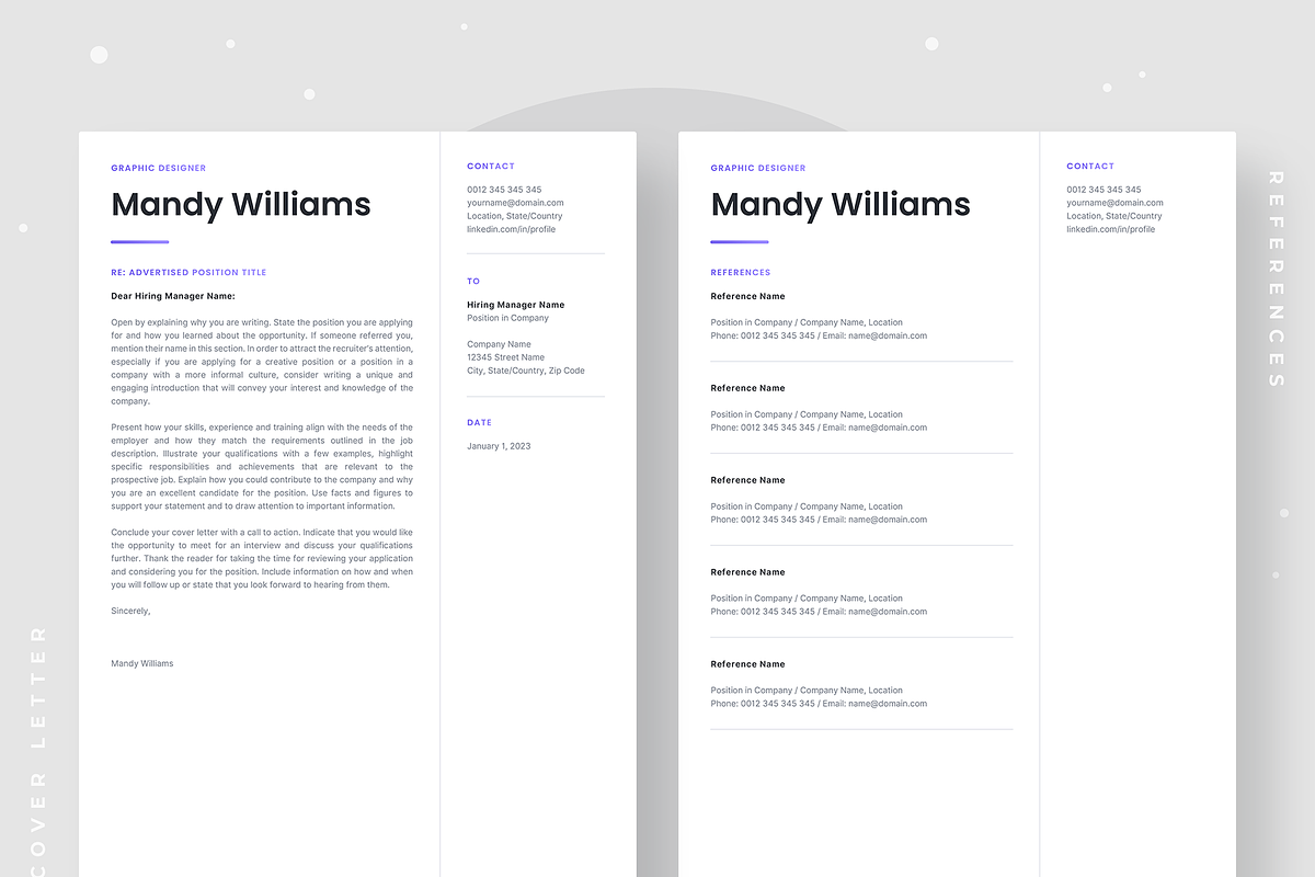 Resume Template Mandy, a Resume Template by Olympia Resume (Photo 4 of 5)
