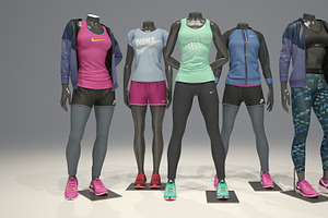 Female mannequin pack 1, a Characters & Person 3D Model by mrGarret