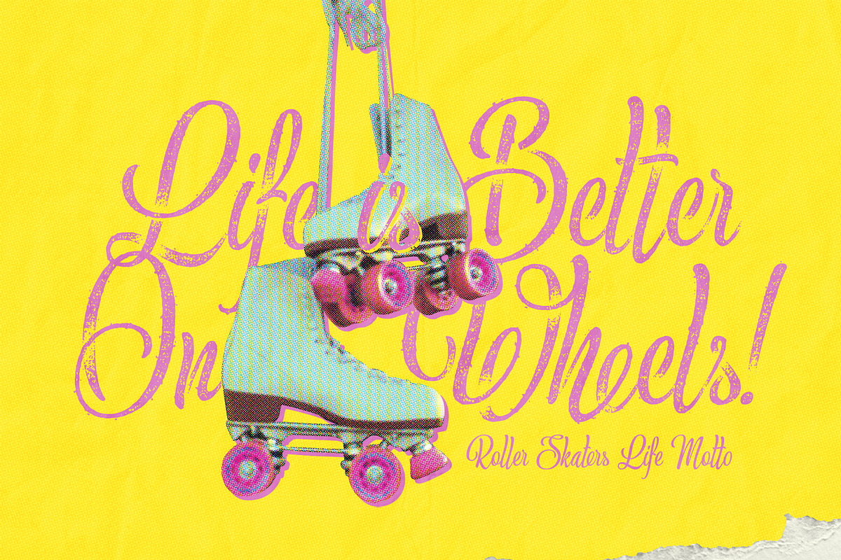 Bettys Rolling Script, a Script Font by Gleb Guralnyk (Photo 3 of 8)