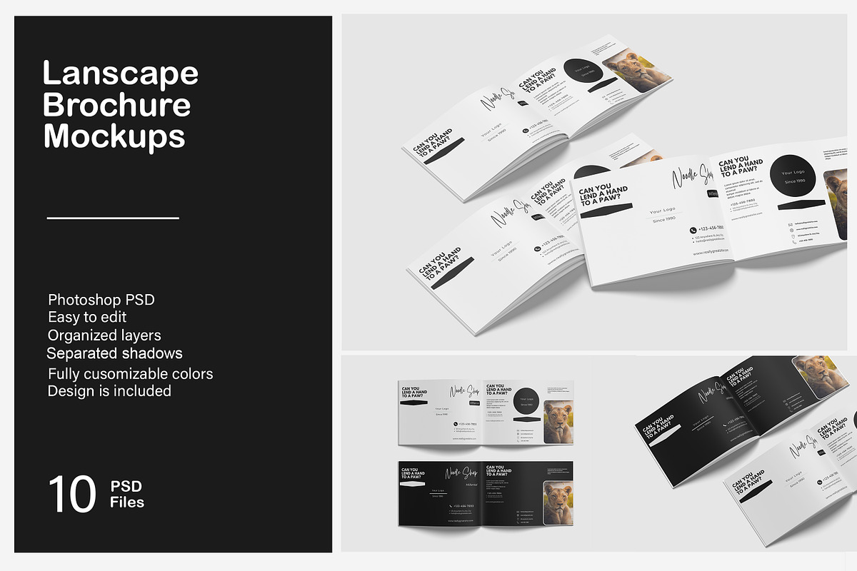 a4 Lanscape Mockup, a Books & Magazine Mockup by mahhyud (Photo 1 of 11)