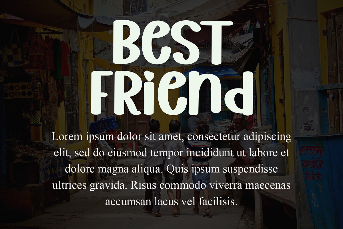 Little Friend, a Sans Serif Font by InermediaSTUDIO (Photo 3 of 8)