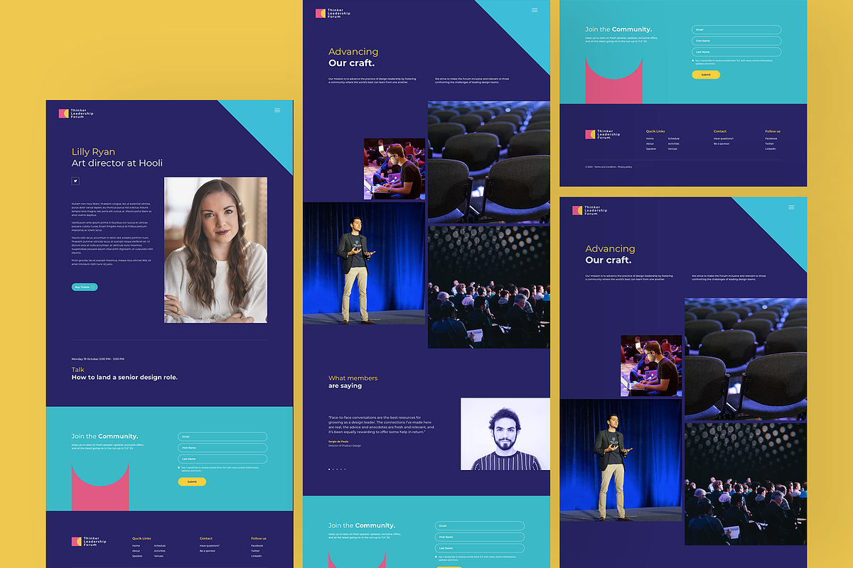 Conference Responsive PSD & Sketch, a Landing Page Template by TIB Digital (Photo 2 of 7)