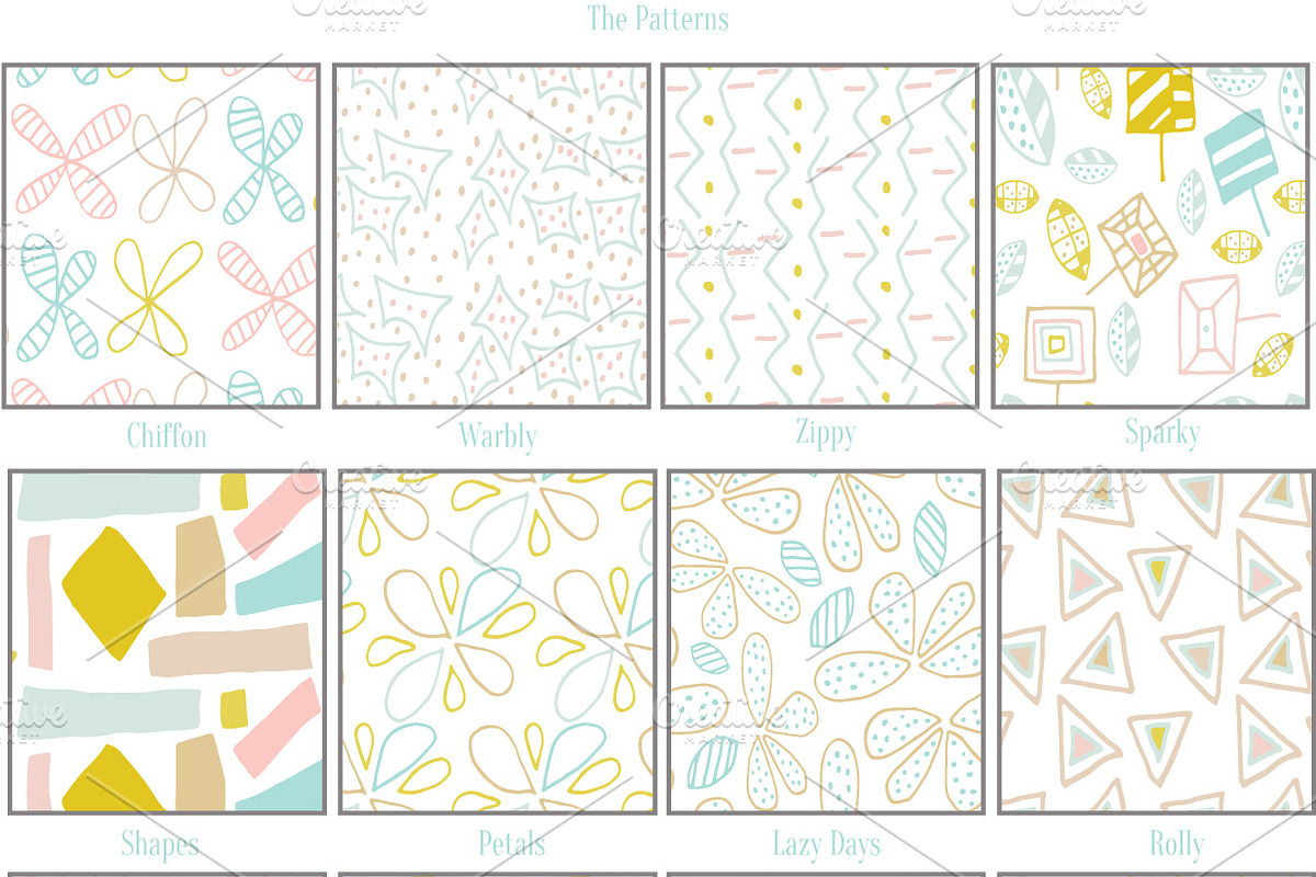 Geo Mark Making Patterns, a Pattern Graphic by Studio Julie Ann (Photo 3 of 7)