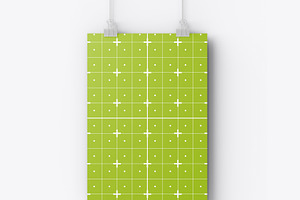 Vertical Hanging Poster Mockup