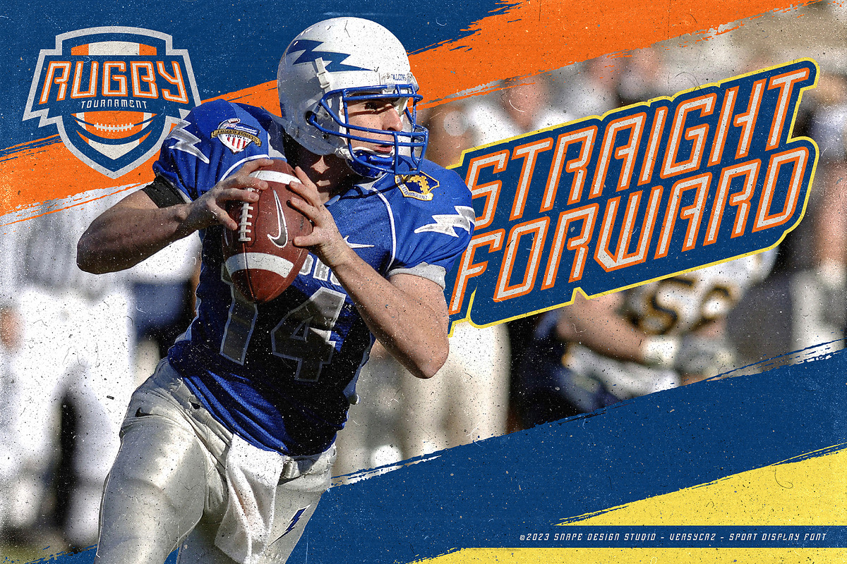 Versycaz - Sport Font, a Sans Serif Font by Snape Design Studio (Photo 4 of 5)