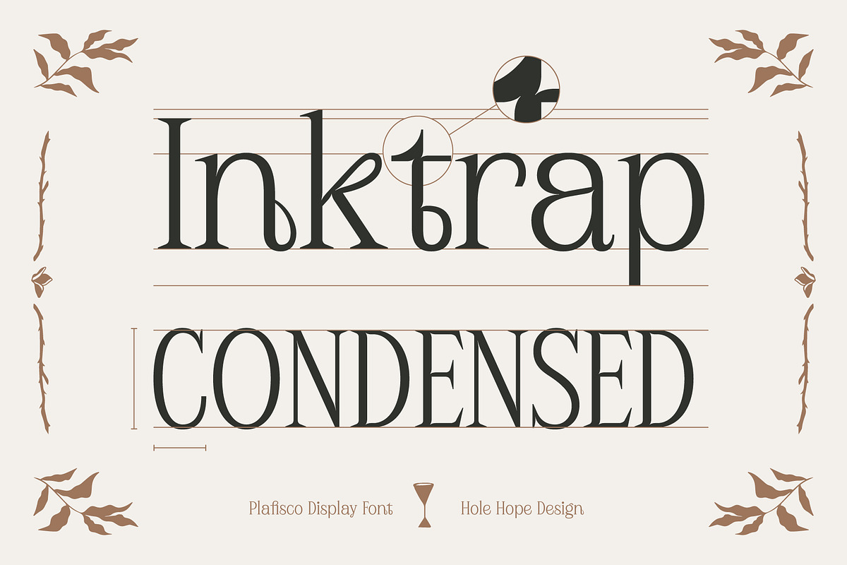 Plafisco | Inktrap Elegant Display, a Serif Font by Hole Hope Design (Photo 3 of 10)