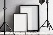 4 PSD FRAME MOCKUPS, a Print Template by Egor Shkolnikov (Thumbnail 5 of 6)