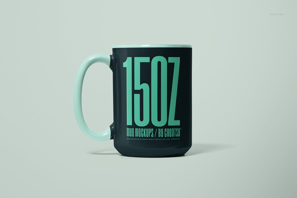 Mug Mockup Set 15oz Many Views, a Merchandise Mockup by creatsy5 (Photo 10 of 33)