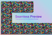 Doodles Graffiti Seamless Pattern, a Pattern Graphic by Forhadx5 (Thumbnail 2 of 7)