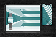 3D Tech & Wireframe Backgrounds, a Technology Illustration by RDShop (Thumbnail 5 of 17)