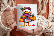 Whimsical Autumn Animals Clipart, a Seasonal Illustration by designcity5 (Thumbnail 5 of 5)