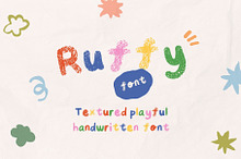 Ruffy - Textured Bold Playful Font