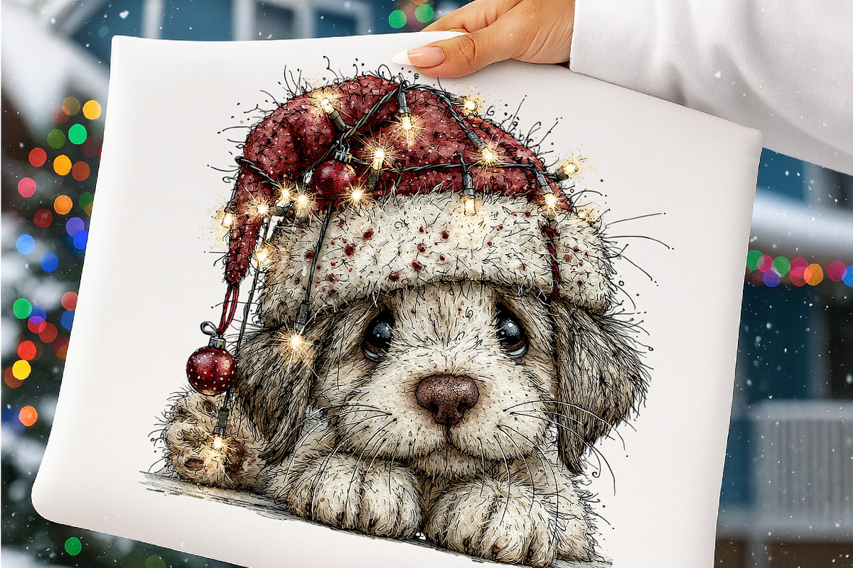 Cute Animals Christmas Clipart, a Transportation Illustration by SinaCreation (Photo 5 of 9)