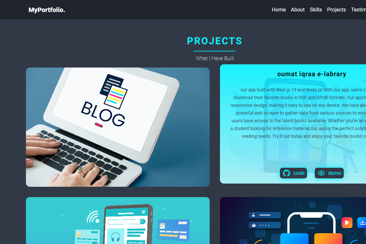 Dynamic Portfolio Website Template, a Landing Page Template by WebMasteryStudio (Photo 7 of 7)