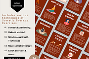 Somatic Exercises Printable Cards, a Templates & Theme by GolokaTherapy (Thumbnail 1 of 7)