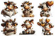 Valentine's Day handey caw Clipart, an Illustration by Daily.Designs (Thumbnail 4 of 5)