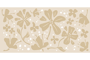 Boho floral silhouettes, an Object Illustration by art PVP - market