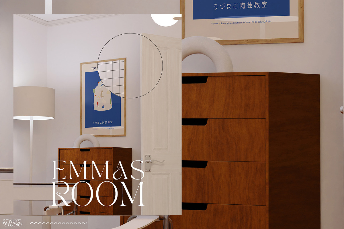 EMMAS ROOM Interior & Frame Mockup, a Household Mockup by Stykke Studio (Photo 11 of 19)