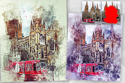 SplatterWatercolor2 Photoshop Action, an Action Add-On by GorynArt (Thumbnail 22 of 27)