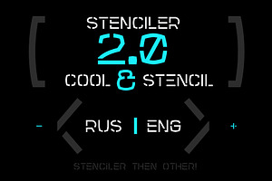 Stenciler | Stencil font