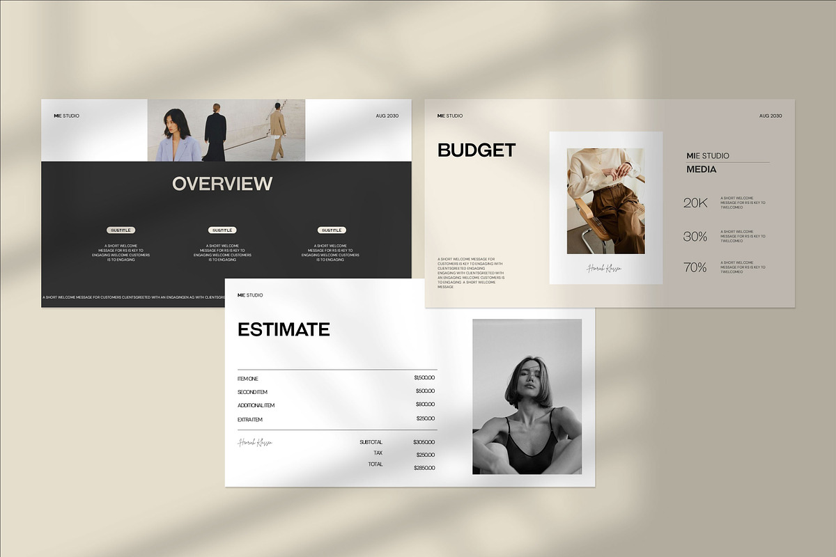 Brand Proposal Presentation Template, a Presentation Template by Graphpexel (Photo 4 of 10)