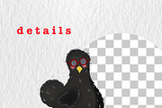 Whimsical Chicken Clipart Set, an Animal Illustration by Oleksandra Illustrates (Thumbnail 5 of 12)