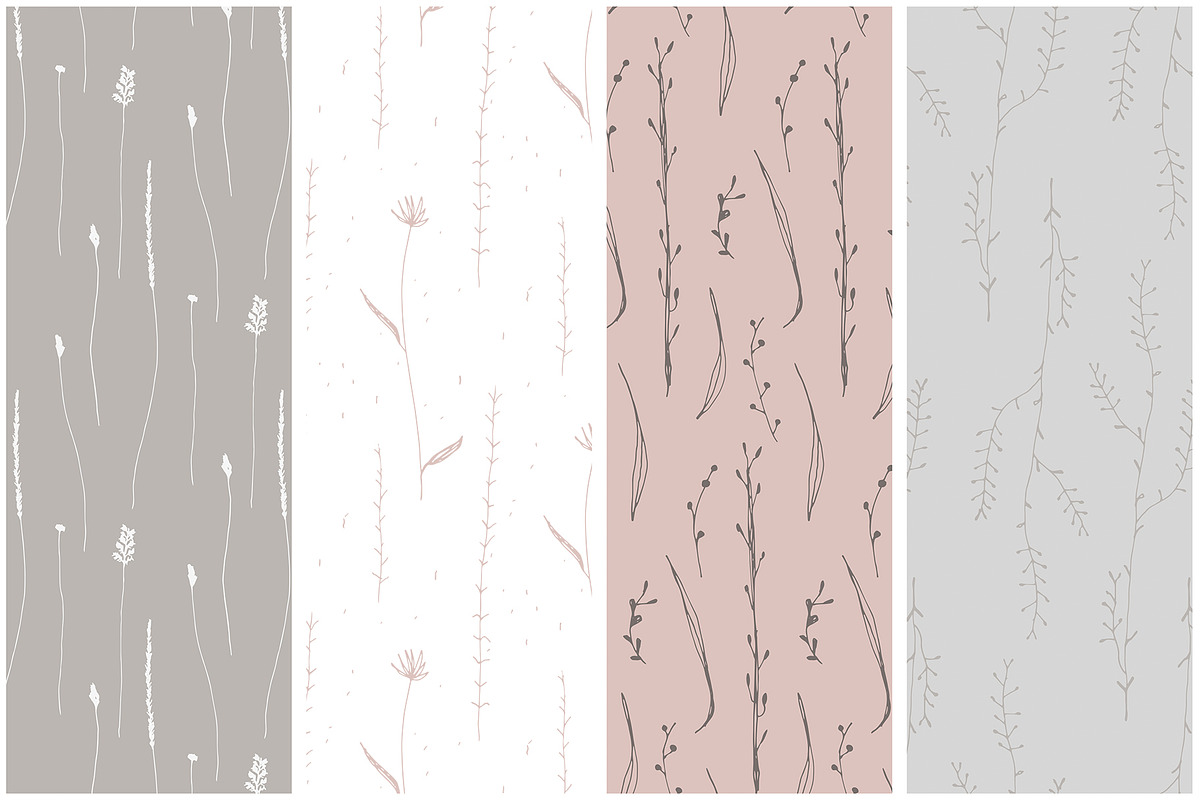 Wildflower Patterns + Templates Set, a Pattern Graphic by Youandigraphics (Photo 10 of 14)