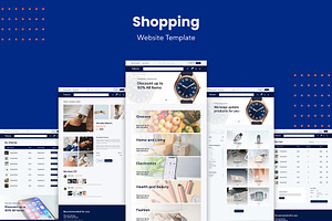 E-commerce Shopping Website Template