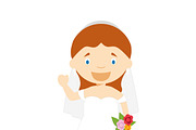 Wedding characters in cartoon style, a Person Illustration by asantosg (Thumbnail 10 of 25)