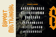 Elaxors - Classic Blackletter Font, a Blackletter Font by Dhabee (Thumbnail 6 of 16)