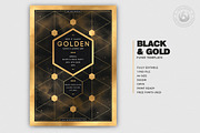 Black and Gold Flyer Template V21, a Flyer Template by ThatsDesignArt (Thumbnail 2 of 7)