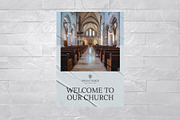 Church Welcome Card Template, a Poster Template by BrandPacks (Thumbnail 3 of 5)