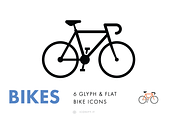 Bike Icons, an Icon by Iconify.it (Thumbnail 1 of 3)