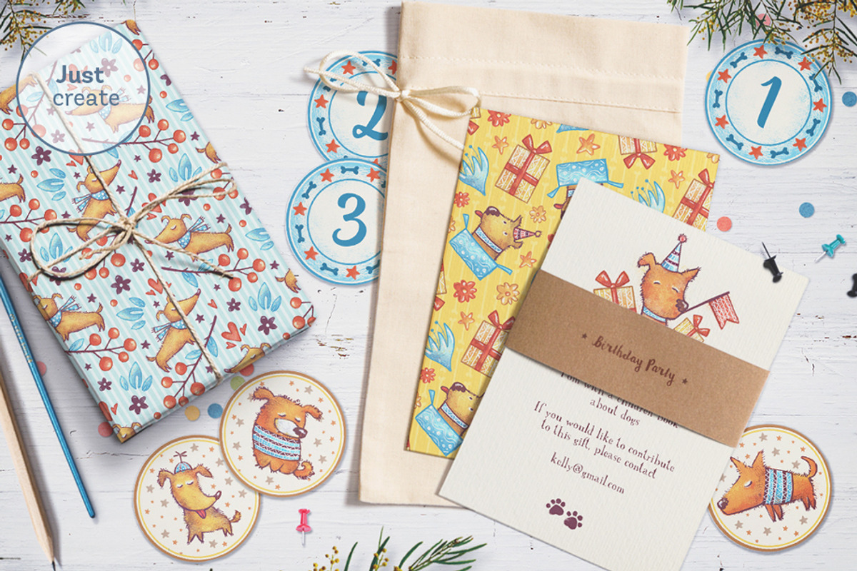 Birthday Party Collection, an Animal Illustration by Yeticrab (Photo 7 of 7)