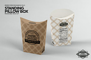 Standing Pillow Box Packaging Mockup, a Packaging Mockup by INCDesign (Thumbnail 4 of 6)