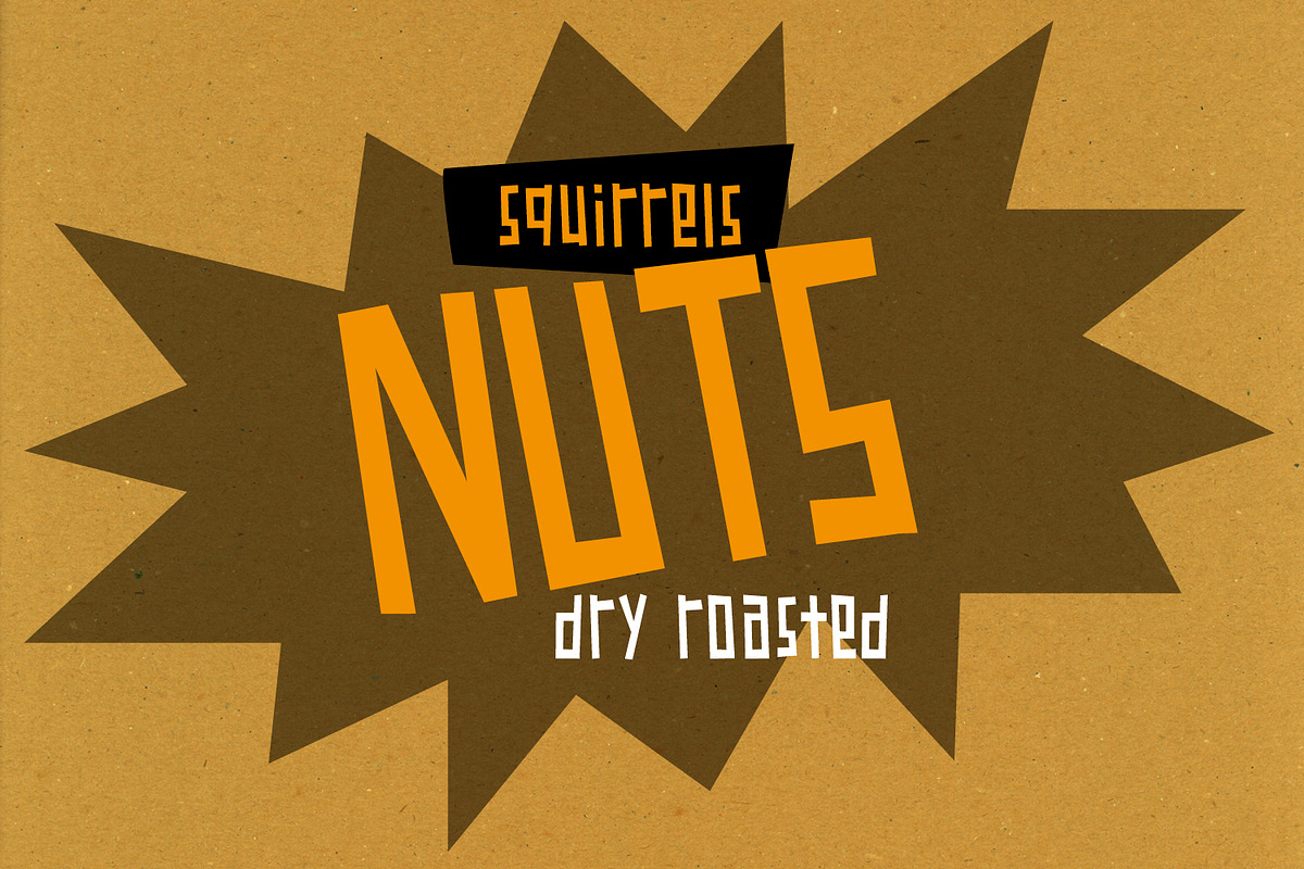SQUIRE square & quirky font preview 6