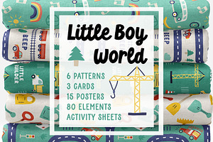 Little boy's world - kids bundle