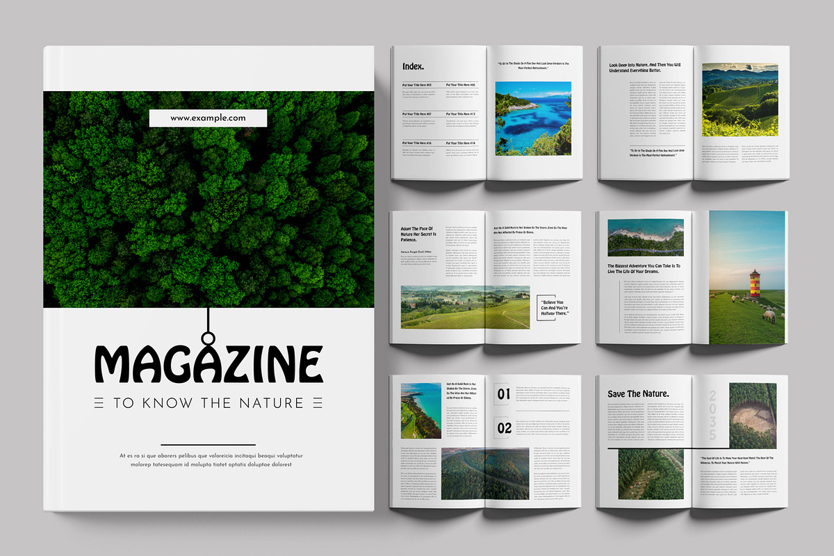 Magazine Template, a Magazine Template by ContestDesign (Photo 1 of 3)
