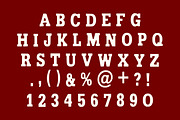 Baseball Team, a Slab Serif Font by Fourteen Letter (Thumbnail 2 of 6)