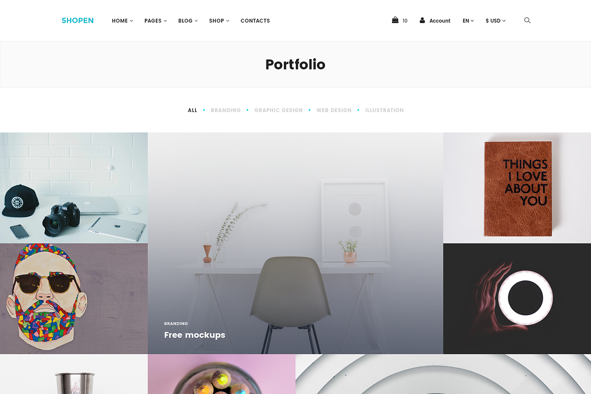 Shopen — Multipurpose PSD Template, a Templates & Theme by ScienteCraft (Photo 37 of 50)