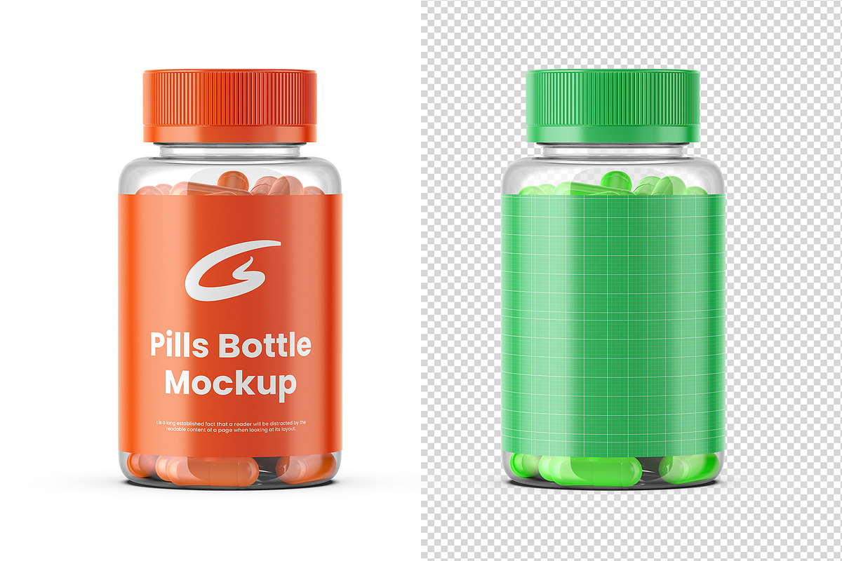 Pills Bottle Mockup, a Product Mockup by GraphicsPixel (Photo 2 of 3)