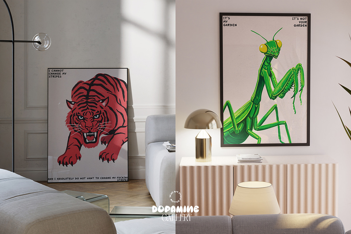 Dopamine Gallery – 100 Poster Bundle, a Graphic by Wall Art Print Studio (Photo 44 of 55)