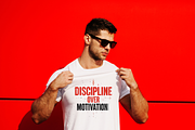 T-Shirt Discipline Over Motivation, an Illustration by Creative design (Thumbnail 1 of 2)