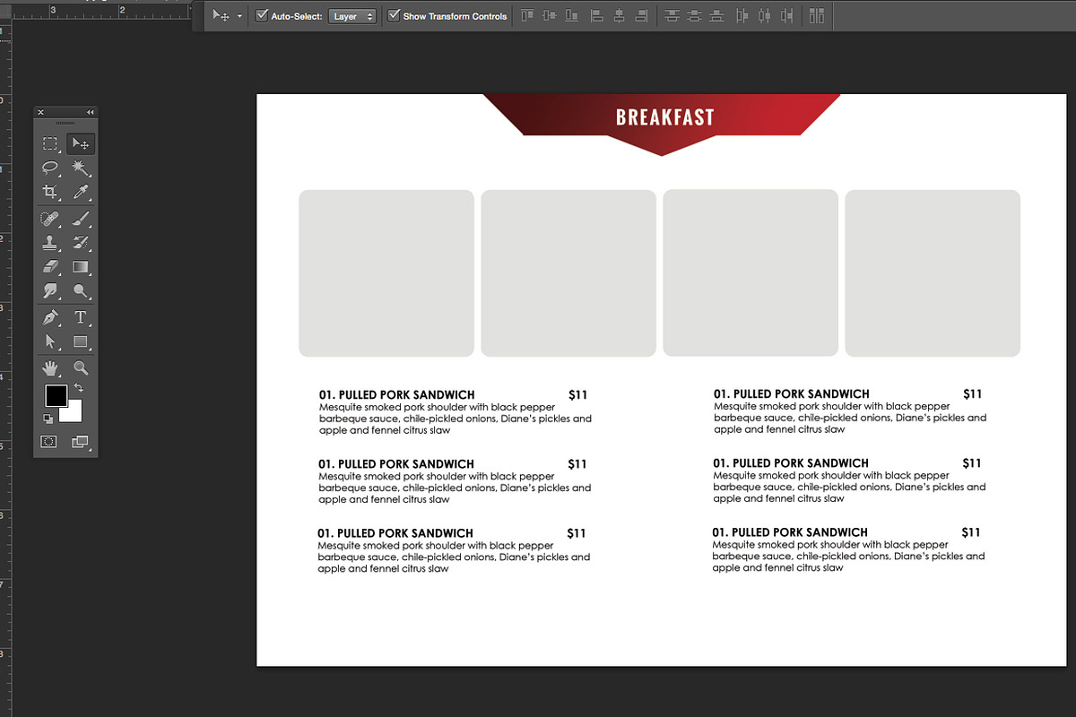 minimal restaurant Menu ID38, a Magazine Template by AIW SOLUTIONS (Photo 5 of 9)